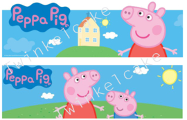 Taartband peppa pig 2