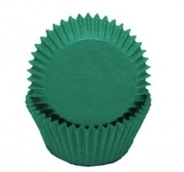 Cake Cups House of Marie Dark Green - 50 pcs