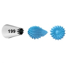 Icing tip 199 open star