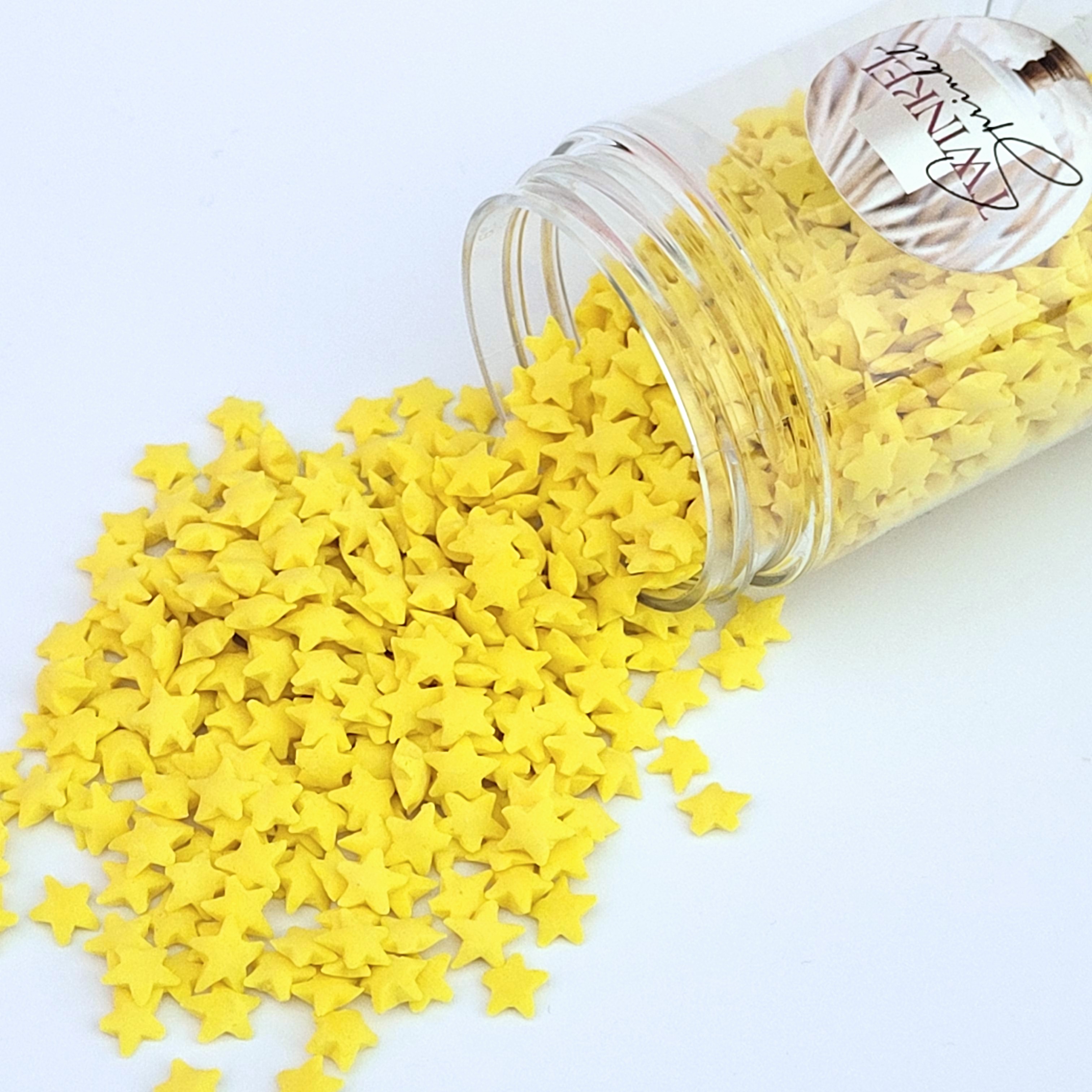 Twinkel Sprinkel Sterretjes Geel - 60 gr