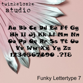 Funky lettertype 7