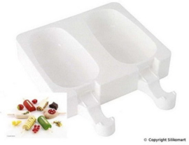 Ice Cream classic mould silikomart met  50 ijsstokjes