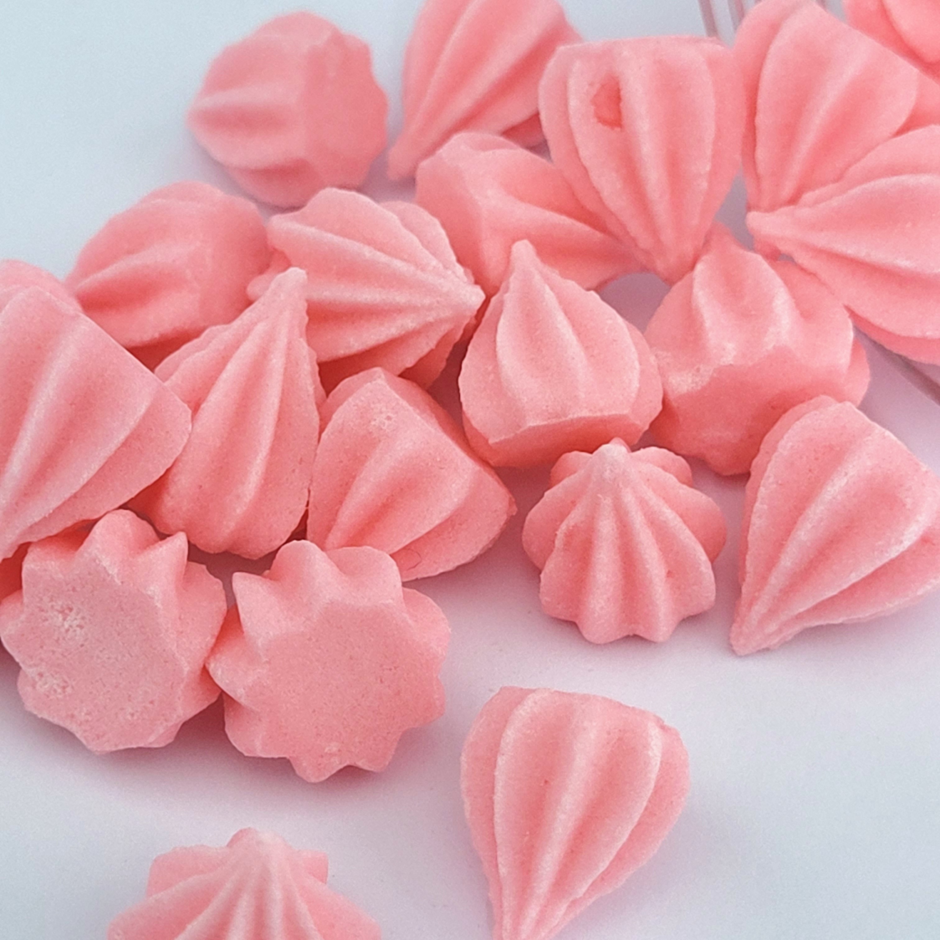 Micro Meringue Rose décoration sucre 10 x 50 pcs de 36 gr revendeurs