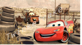 Essbare Bilder rechteckig Cars 3