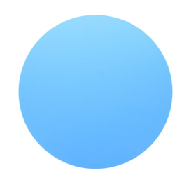 Cake Board Blauw mat rond 25 cm (masonite)