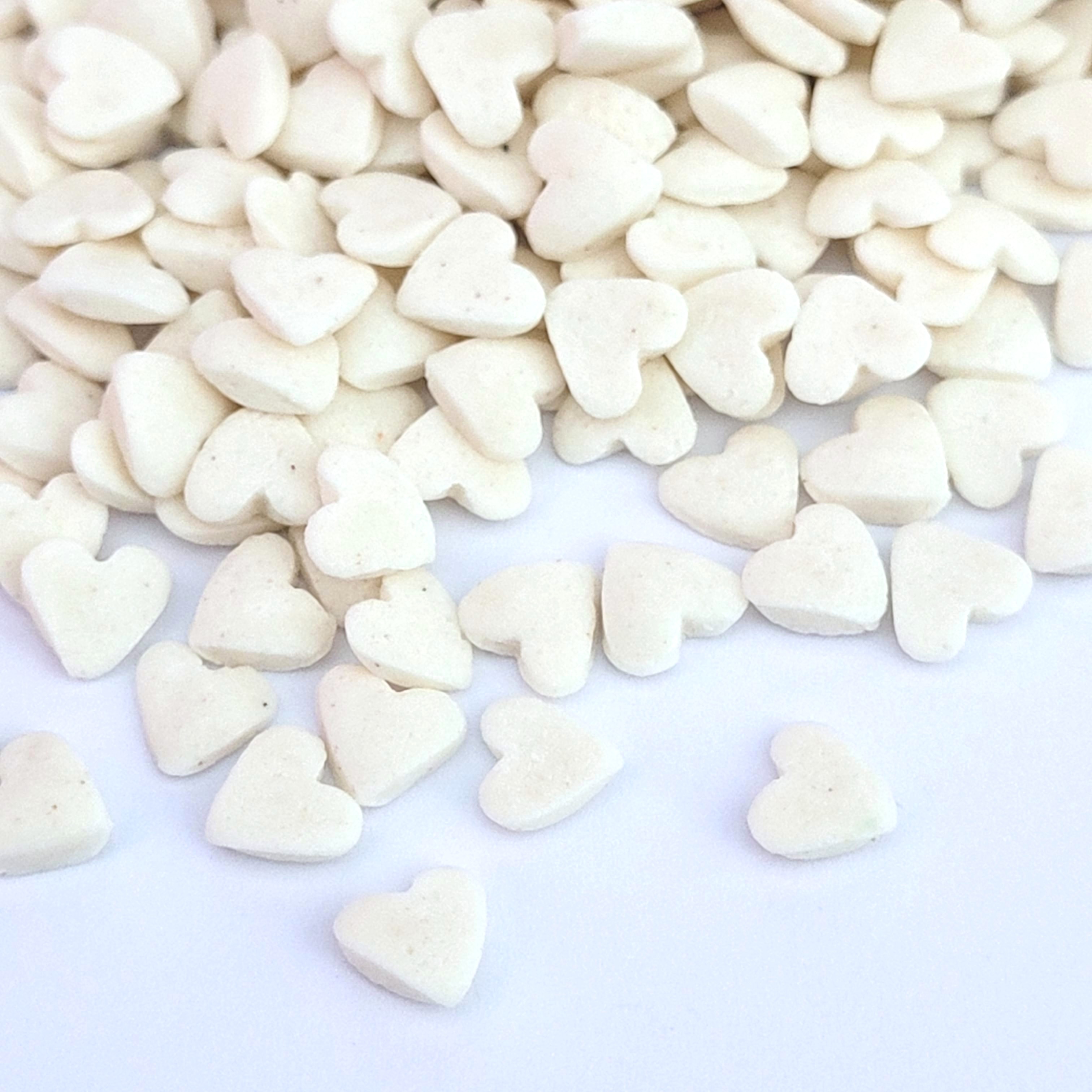 Twinkel Sprinkel Hartjes Wit - 1 Kg