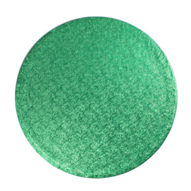 Cake drum groen rond 30 cm