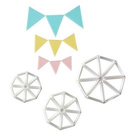 FMM Bunting Cutters set 3 pcs