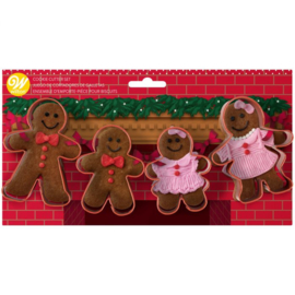 Gingerbread emporte-pièces - set 4 pcs (Wilton)