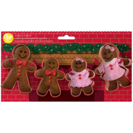 Gingerbread (Lebkuchenmann) cutters - set 4 st (Wilton)