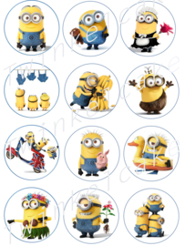 Essbare Bilder Cupcakes Minions 2