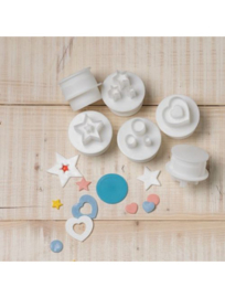 Cake Star Push Easy shapes  set 6 st