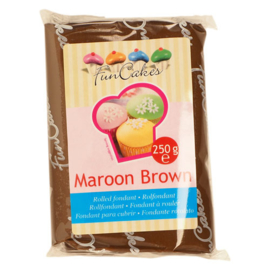 Fondant Maroon Brown - 250 gr