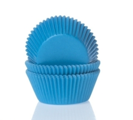 Cake Cups House of Marie Cyaan Blue - 50 pcs