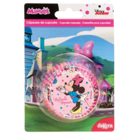 Minnie baking cups - 50 st (roze)