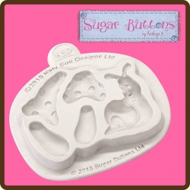 Katy Sue Garden Snail (sugar buttons)