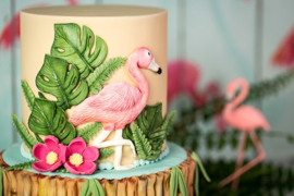 Flamingo & Tropical birds by Karen Davies Siliconen mould