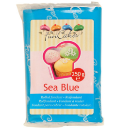 Rolled fondant Sea Blue 250 gr