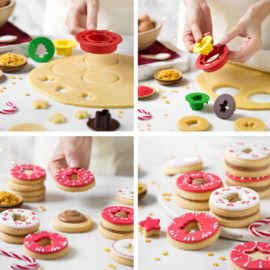 Filled cookies Christmas cutter - 4 st