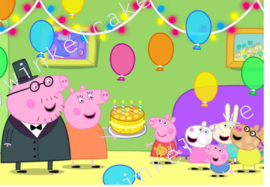 Essbare Bilder rechteckig Peppa Pig 2