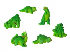 Dinosaurus sugar decoration 6 pcs