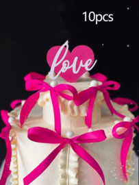 Schleifen small Hellblau 0.7 cm - 10 st