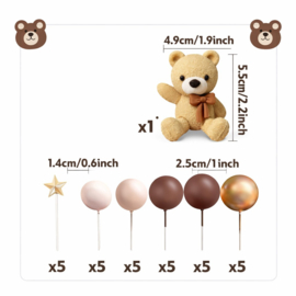 Set Teddybär 26 pcs (Kugeln und Bär)