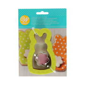 Bunny with tail (Wilton comfort grip)