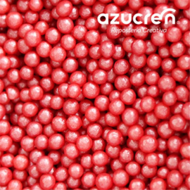 Sugar Pearls Red 4 mm Azucren - 90 gr