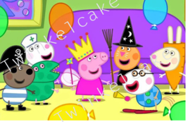 Essbare Bilder rechteckig Peppa Pig 3