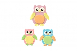 Owl mummy and baby FMM cutter set