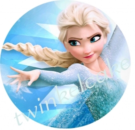Elsa 3 imprimé comestible (reine des neiges)