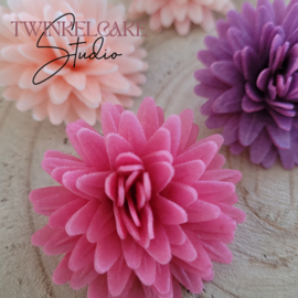 Daisy  3D 4.5 cm  mix - 4 pcs (wafer paper)