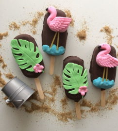 Ice Cream mini classic mould silikomart met  50 ijsstokjes