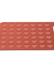 Macaron Heart silicone baking mat