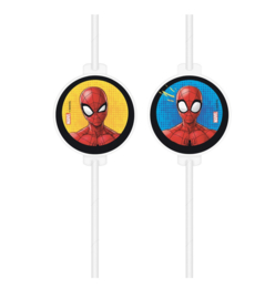 Spiderman Rietjes 4 st