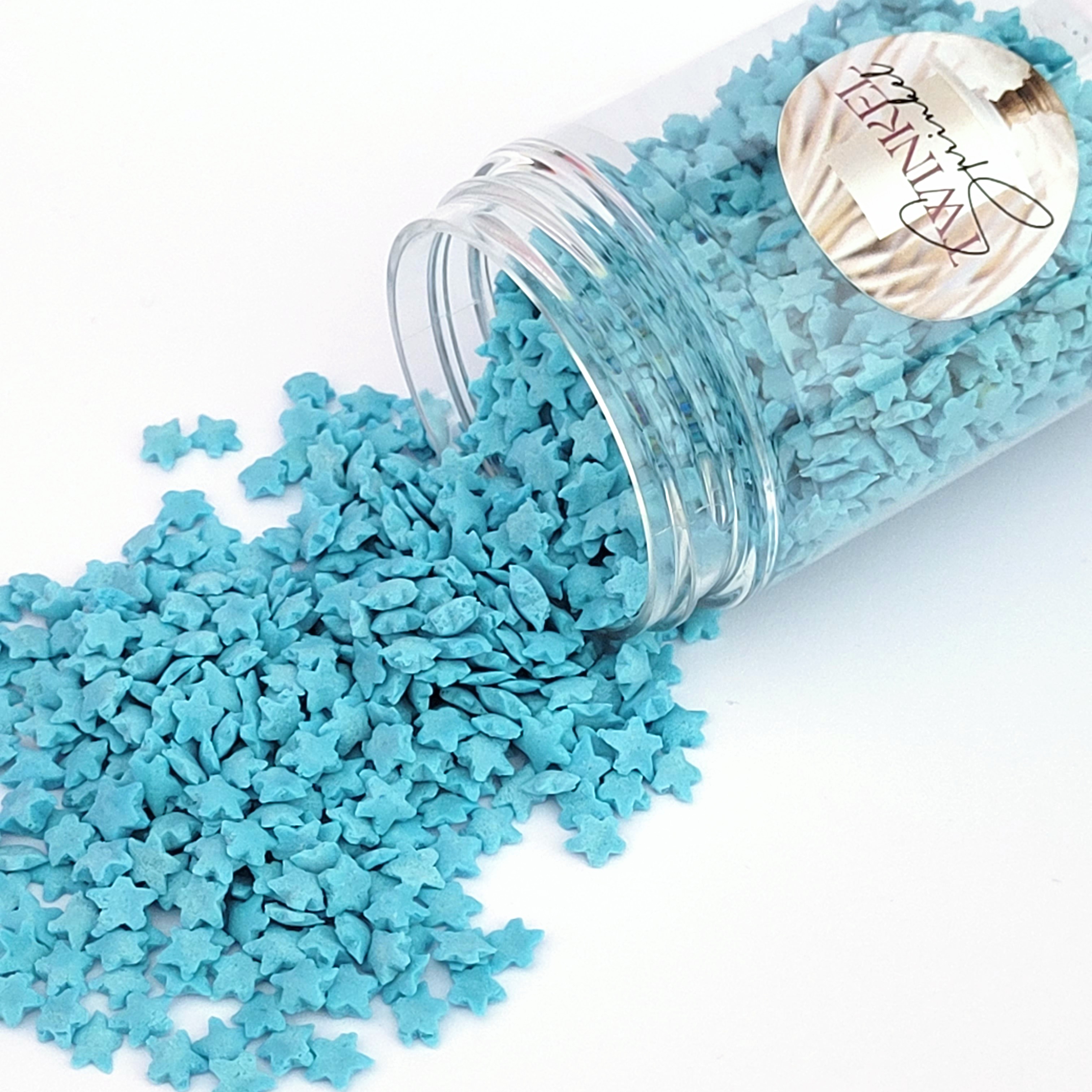 Twinkel Sprinkel Sterretjes Licht Blauw - 60 gr