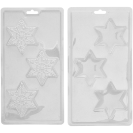 Wilton candy mould snowflake 3D