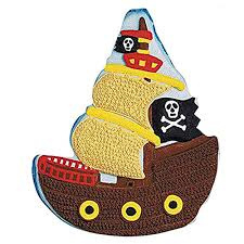 Pirate ship Wilton bakvorm 2D