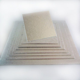 Tortenplatten quadratisch 30 cm (cake board 3 mm).