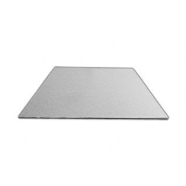 Cake board silver vierkant 15 cm