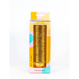 Baking cups Gold Azucren - 50 pcs