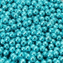 Suikerparels Metallic blauw