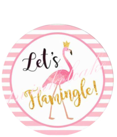 taartprint flamingo 2