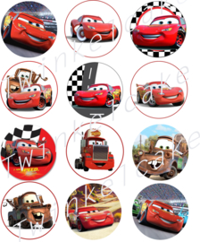 Cars Edible print cupcake 1