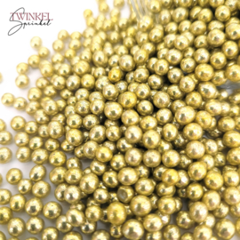 Twinkel Sprinkel Perles Or Metallique 4 mm 80 gr