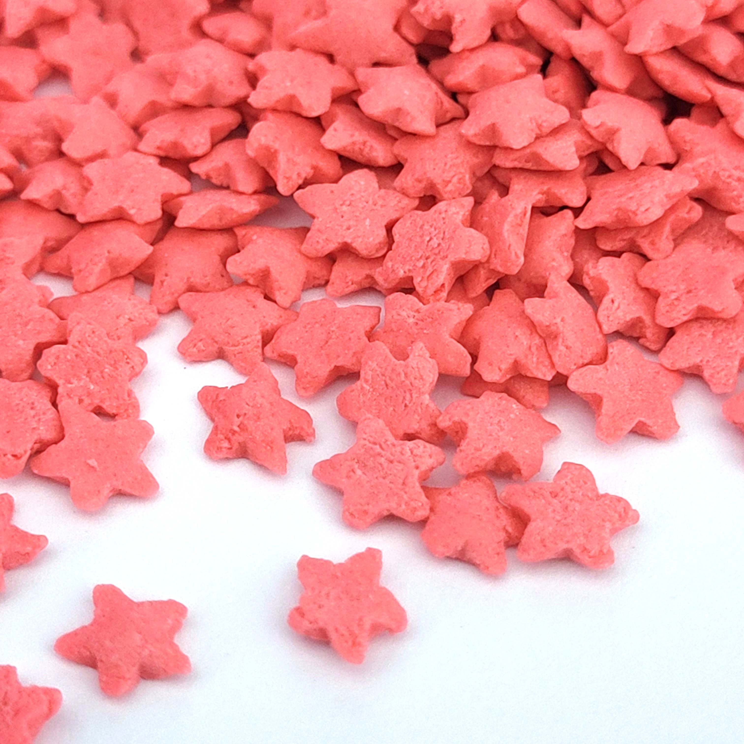 Twinkel Sprinkel Sterretjes Rood Coral - 1 Kg