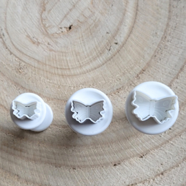 Vlinders set 3 mini plunger/cutter per 5 St enkel groothandel