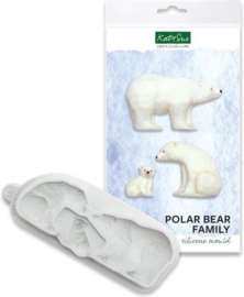 Polar Bear Family by Katy Sue (famille d'ours Polaires)