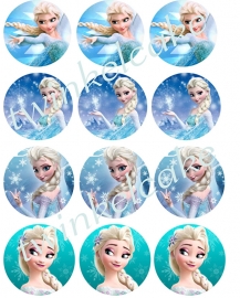 Essbare Bilder Cupcakes Elsa